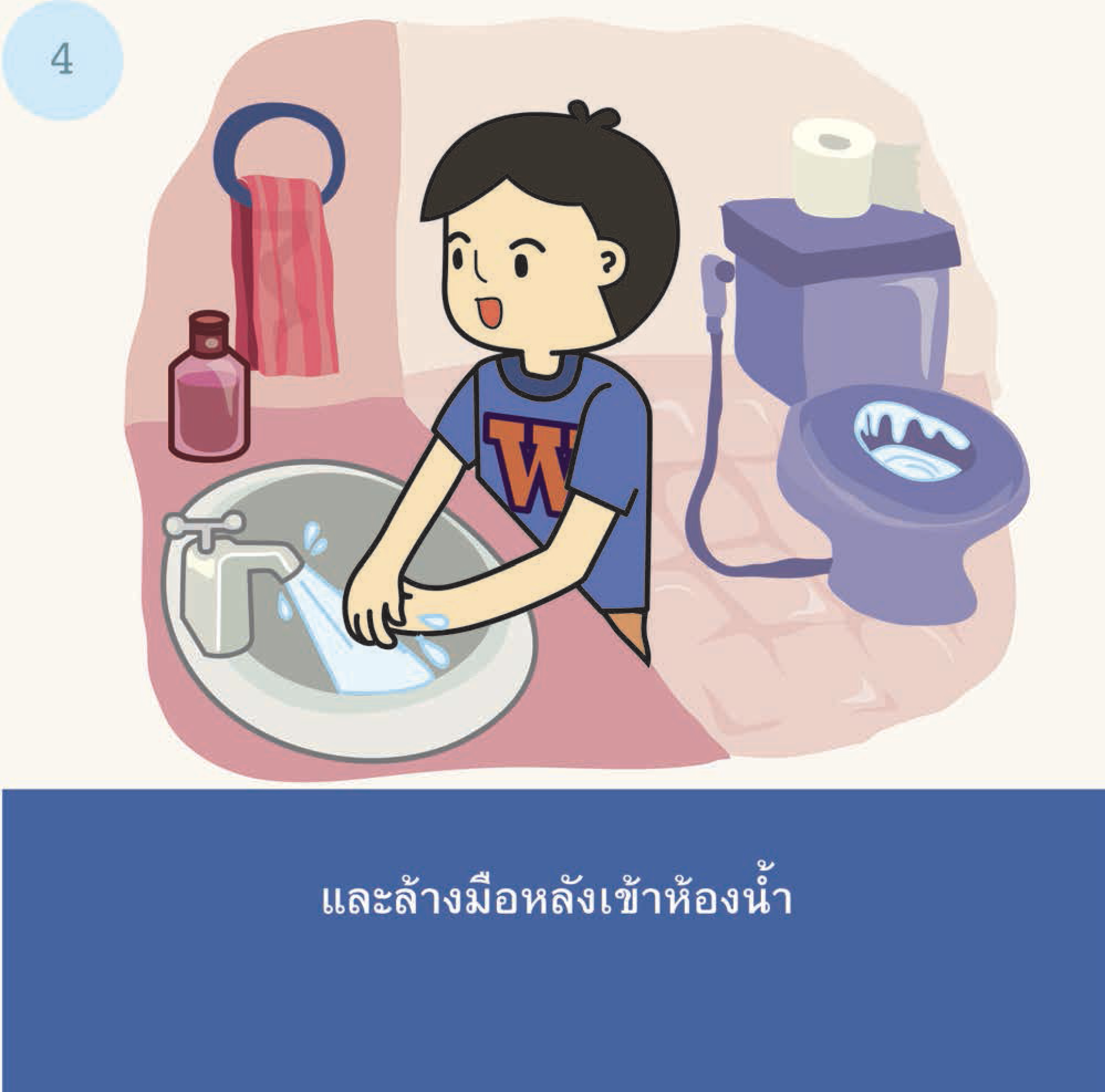 เรื่องเล่าสำหรับเด็กออทิสติก "มาล้างมือกันเถอะ" Wash Boy  Small